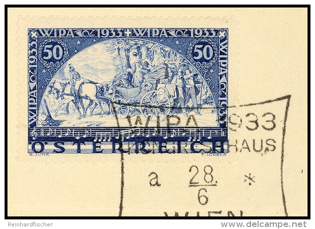 50 Gr. WIPA-Marke, Gew&ouml;hnliches Papier, Mit Sonderstempel Auf Briefst&uuml;ck, Mi. 260.-, Katalog: 555A... - Otros & Sin Clasificación