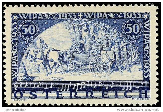 50 Gr. WIPA-Marke, Gew&ouml;hnliches Papier, Postfrisch, Mi. 320.-, Katalog: 555A **50 Gr. WIPA-stamp, Ordinary... - Otros & Sin Clasificación