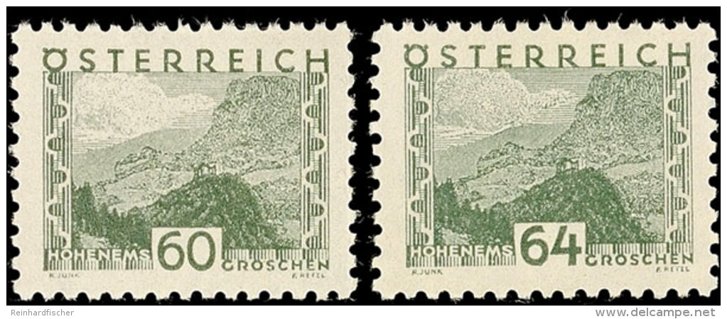 10-64 Gr. Kleine Landschaften, Komplett Ungebraucht, Mi. 240.-, Katalog: 530/43 *10-64 Gr. Small Landscapes,... - Otros & Sin Clasificación