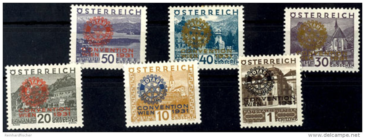 1931, "Rotary" Kpl. Mit Sauberen Erstf&auml;lzen, Mi. F&uuml;r * = 270,--, Katalog: 518/23 *1931, "Rotary"... - Otros & Sin Clasificación