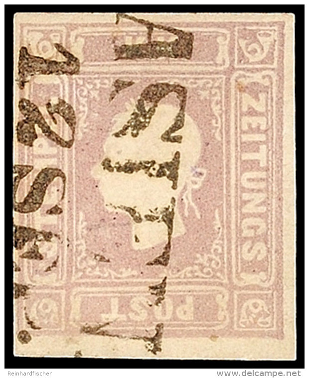 1,05 Kr. Lila, Type II, Gestempelt "(J)ASIEN(ICA)", Gereinigt Und Gegl&auml;ttet, Fotobefund Dr. Ferchenbauer... - Otros & Sin Clasificación