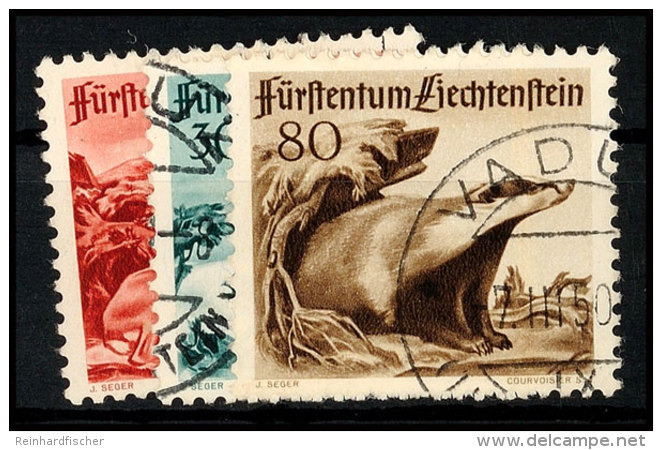 20 Rp. Bis 80 Rp. Jagd, Tadellos Gestempelt, Mi. 80.-, Katalog: 285/87 O20 Rp. Till 80 Rp. Chase, Neat... - Otros & Sin Clasificación