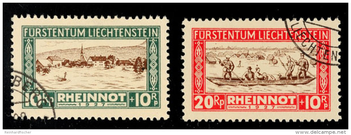 10 Und 20 Rp. Rheinnot, Je Mit Plattenfehler, Gestempelt, Mi. 330,-, Katalog: 79/80 I O10 And 20 Rp. Rheinnot,... - Otros & Sin Clasificación