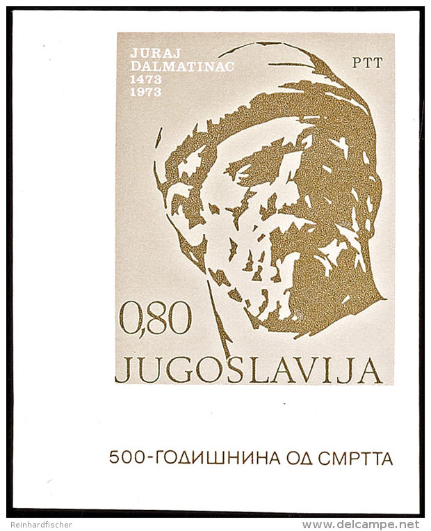 0,80 Din. Dalmatinac Ungez&auml;hnt Aus Der Linken Unteren Bogenecke, Postfrisch, Tadellos, Katalog: 1522U **0,... - Otros & Sin Clasificación