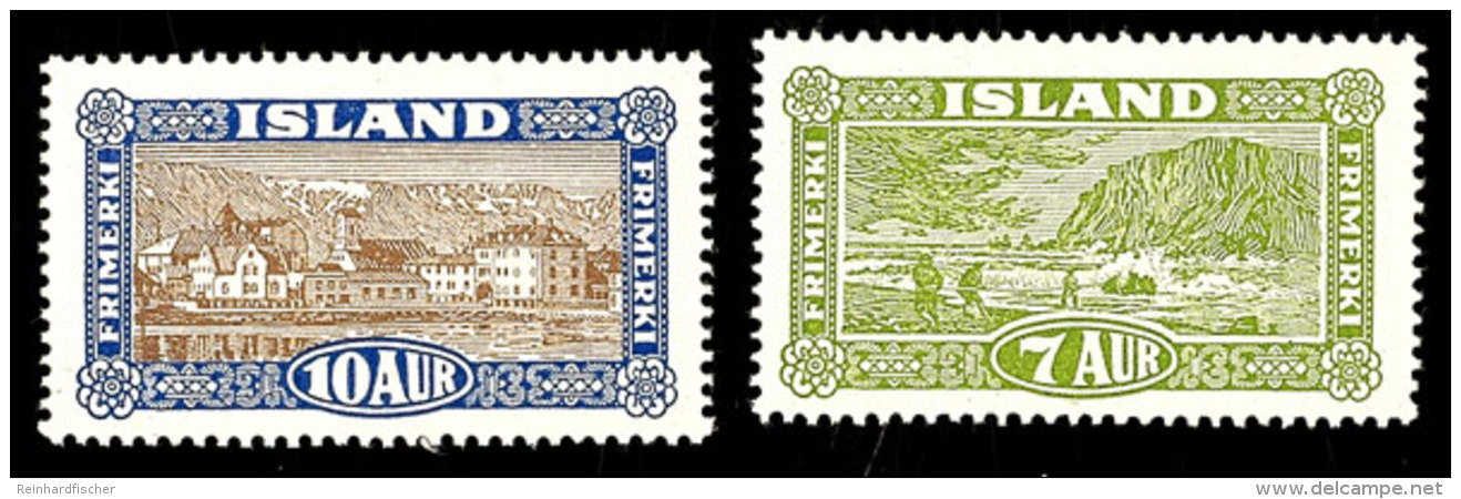 7 A. Und 10 A. Tadellos Ungebr., Katalog: 114/15 *7 A. And 10 A. In Perfect Condition Unused, Catalogue: 114/15... - Otros & Sin Clasificación