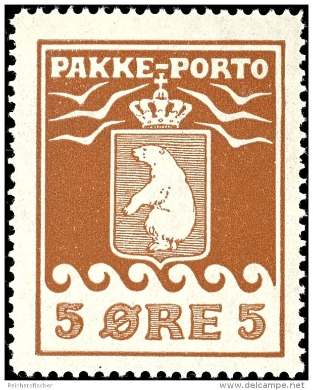 1915, Eisb&auml;rmarken 1 Und 5 &Ouml;re Je Tadellos Postfrisch, Mi. 400,--, Katalog: 4, 6 A **1915, Polar Baer... - Otros & Sin Clasificación