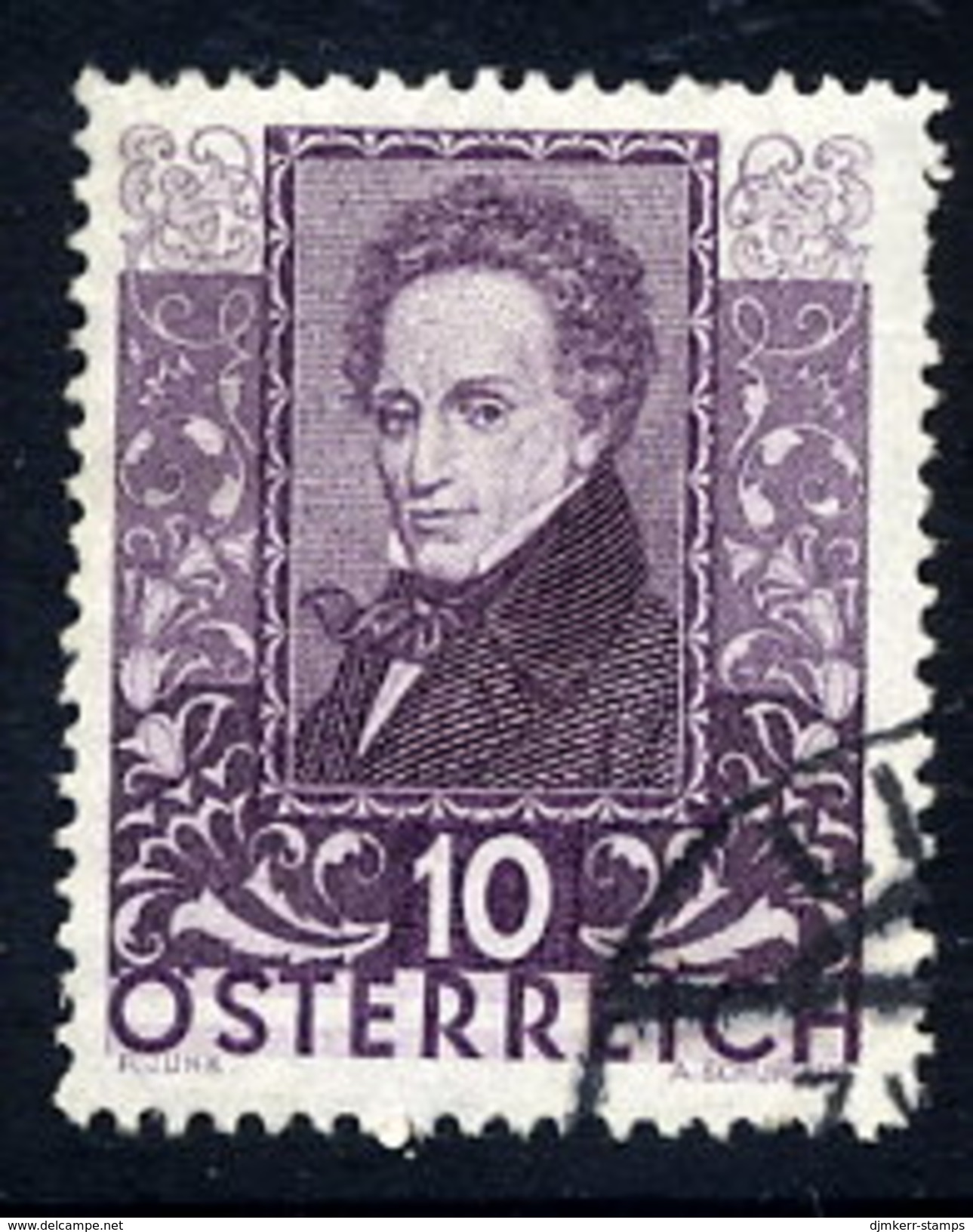 AUSTRIA 1931 Writers And Poets 10+10 Gr.. Used.  Michel 524 - Used Stamps