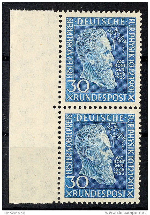 30 Pfg R&ouml;ntgen, Tadellos Postfrisches Senkrechtes Paar, Katalog: 147(2) **30 Pfg R&ouml;ntgen, In Perfect... - Otros & Sin Clasificación