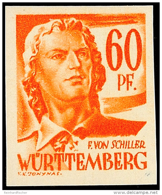 60 Pfg 1. Freimarkenausgabe, Tadellos Postfrisch, Mi. 75.-, Katalog: 10U **60 Pfg 1. Postage Stamps Issue, In... - Otros & Sin Clasificación