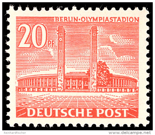 20 Pfg Bauten (II), Tadellos Postfrisch, Gepr. Schlegel BPP, Mi. 75.-, Katalog: 113 **20 Pfg Buildings (II), In... - Otros & Sin Clasificación