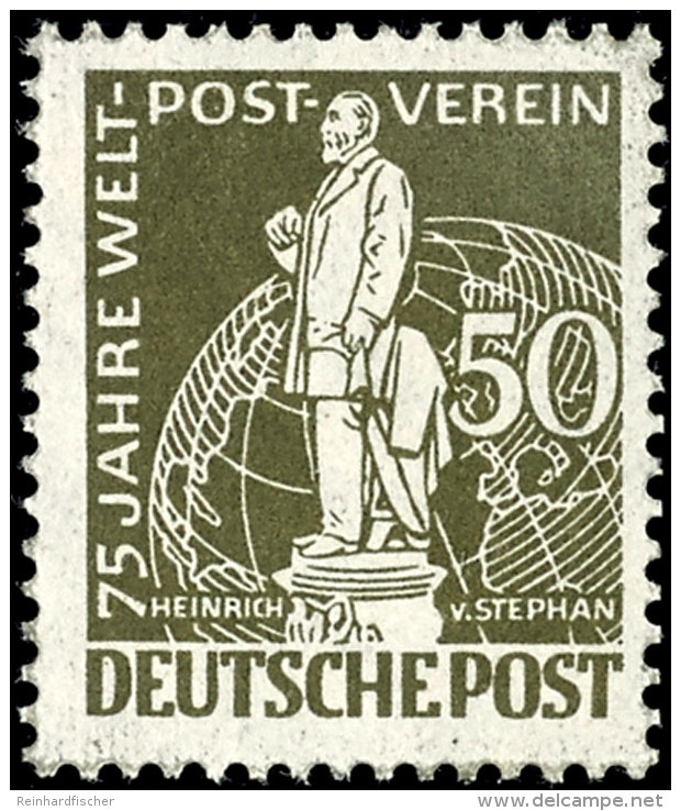 50 Pf Stephan Tadellos Postfrisch, Mi. 180,--, Katalog: 38 **50 Pf Stephan In Perfect Condition Mint Never... - Otros & Sin Clasificación