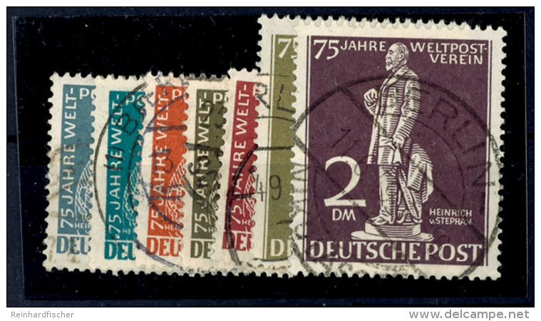 12 Pf Bis 2 Mark Stephan Komplett Tadellos Rundgestempelt, Mi. 320,--, Katalog: 35/41 O12 Pf Till 2 Mark... - Otros & Sin Clasificación