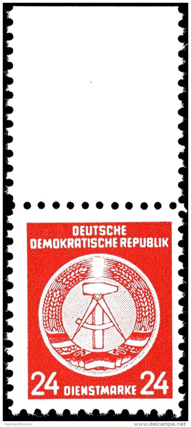 20 Und 24 Pf Zirkeldienstmarken Und 20 Pf "Elster - Bad Der Werkbonzen" Je Tadellos Postfrisch, Gepr. Schlegel, Mi.... - Otros & Sin Clasificación