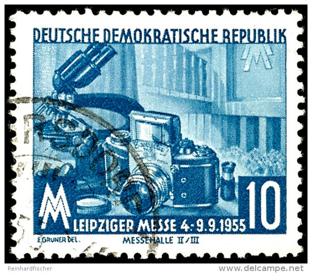 1955, Messe-Marke Mit Plattenfehler, Bedarfsrundstpl., Tadellos, Mi. 150,--, Katalog: 479I O1955, Fair Stamp... - Otros & Sin Clasificación