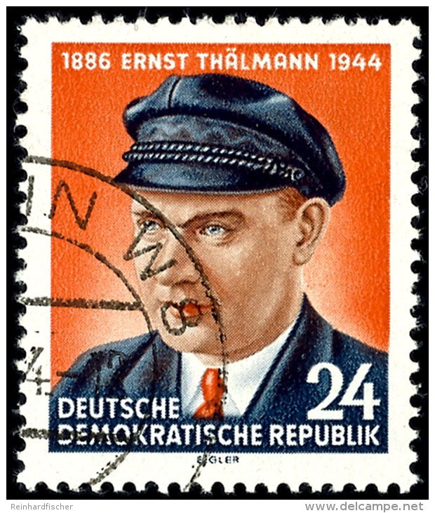 1954, "Th&auml;lmann" Mit X-Wasserzeichen, Tadellos, Fotobefund Sch&ouml;nherr BPP, Mi. 400,-- Attest/Certificate:... - Otros & Sin Clasificación