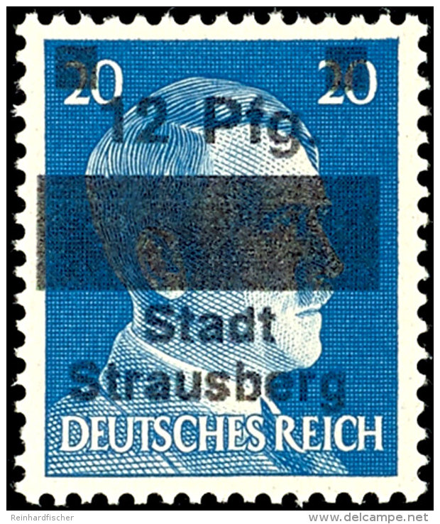 Probedrucke 12 Auf 15 Pf. Und 12 Auf 20 Pf. Je Tadellos Postfrisch, Gepr. Zierer BPP, Mi. 1.300,--, Katalog: I, II... - Otros & Sin Clasificación