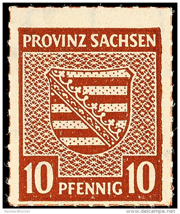 10 Pfg. Kinderhilfe, Aufdruck Type II, Ungebr., Mi. 400.- F&uuml;r **, Katalog: 7II *10 Pfg. Childrenâ–Œs Help,... - Naumburg (Saale)