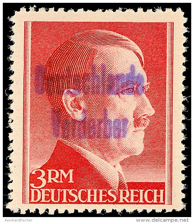 3 M. Gez. 12 1/2, Postfrisch, Gepr. Richter, Mi. 140.-, Katalog: 23A **3 M. Perforated 12 1 / 2, Mint Never... - Meissen
