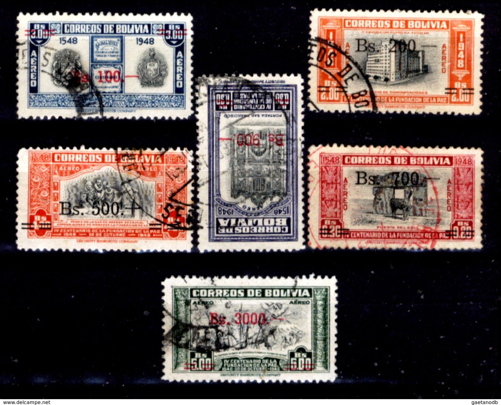 Bolivia-0196 - Posta Aerea - 1957 - - Bolivia