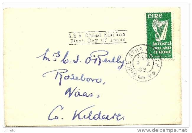 Lettre Irlande 1953   (9) - Brieven En Documenten