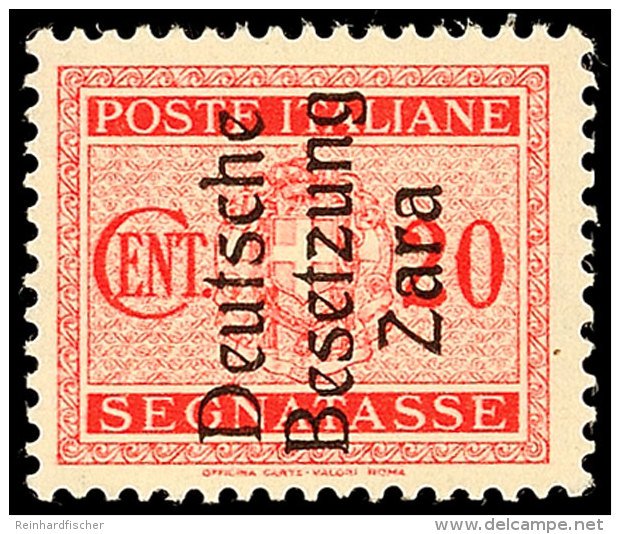 20 C Karmin Tadellos Ungebraucht, Gepr. Kleymann BPP, Mi. 60.-, Katalog: 3 *20 C Carmine In Perfect Condition... - Otros & Sin Clasificación