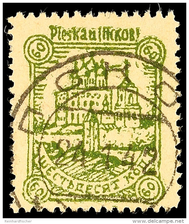 60 Kop. Mit Plattenfehler II Tadellos Gestempelt, Mi. 100.-, Katalog: 11IIx O60 Kop. With Plate Flaw II Neat... - Otros & Sin Clasificación