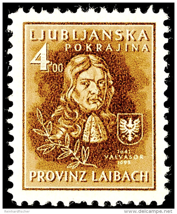 Johann Weichard Gez&auml;hnt Lebhaftgelbbraun Mit Plattenfehler I Tadellos Postfrisch, Mi. 200.- F&uuml;r Die... - Otros & Sin Clasificación