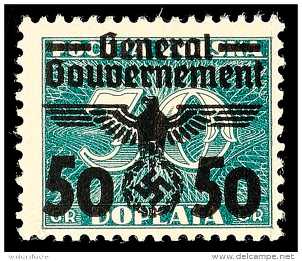 50 Auf 30 Gr. Tadellos Postfrisch, Mi. 50.-, Katalog: 37 **50 On 30 Gr. In Perfect Condition Mint Never Hinged,... - Otros & Sin Clasificación