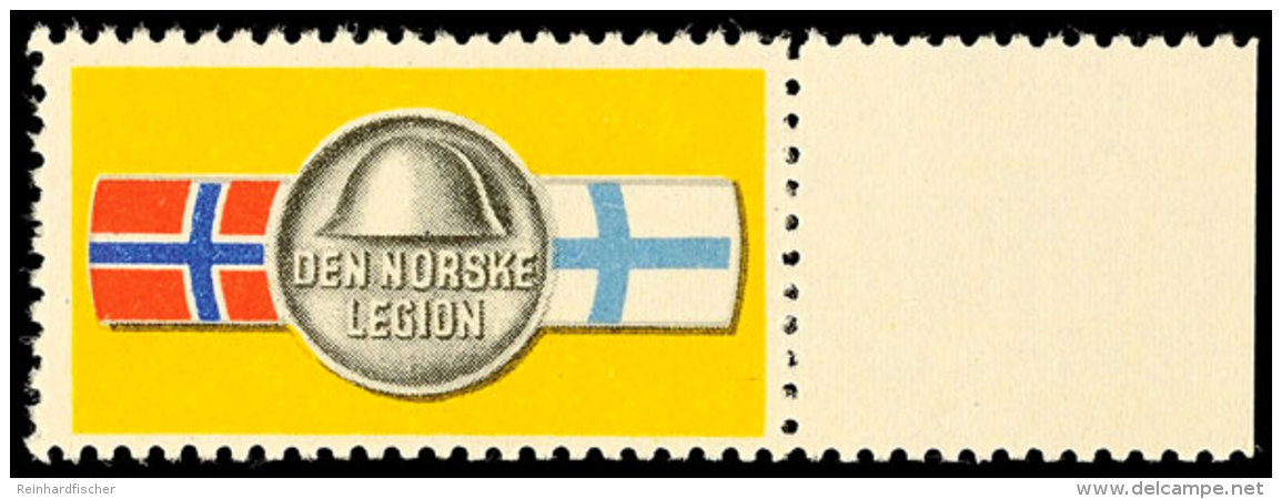 Vignette "Norske Legion" Tadellos Postfrisch  **Vignette "Norske Legion" In Perfect Condition Mint Never Hinged... - Autres & Non Classés