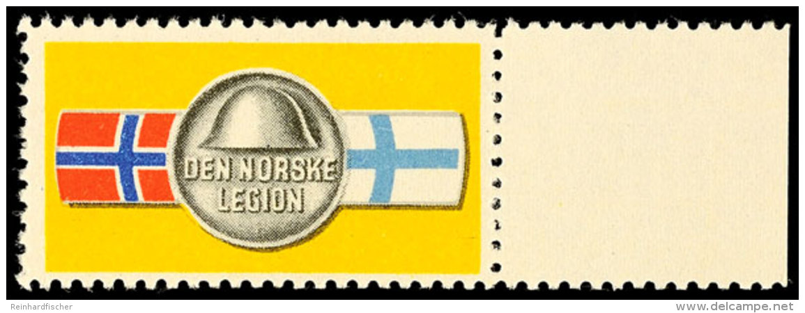 Vignette "Norske Legion" Tadellos Postfrisch  **Vignette "Norske Legion" In Perfect Condition Mint Never Hinged... - Otros & Sin Clasificación