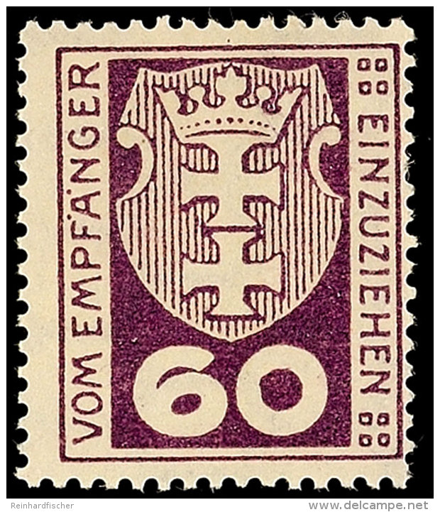 60 Pf. 1. Auflage Tadellos Postfrisch, Gepr. Soecknick BPP, Mi. 75.-, Katalog: 4b **60 Pf. 1. Issue In Perfect... - Otros & Sin Clasificación