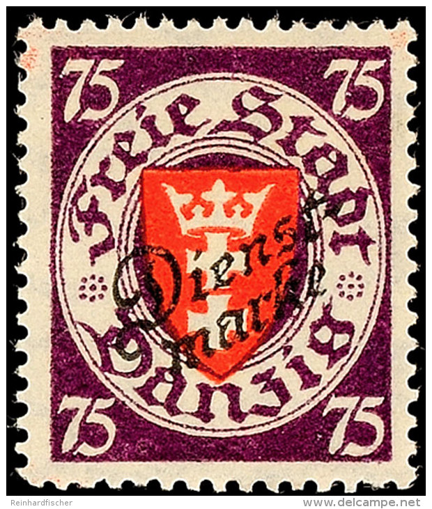 75 Pf. Tadellos Postfrisch, Mi. 220.-, Katalog: 51 **75 Pf. In Perfect Condition Mint Never Hinged, Michel... - Otros & Sin Clasificación