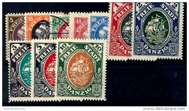 5 Pf Bis 10 Mark Komplett Tadellos Postfrisch (billige 25 Pf Ist Gestempelt), Mi. 110,-, Katalog: 53/62 **5 Pf... - Otros & Sin Clasificación