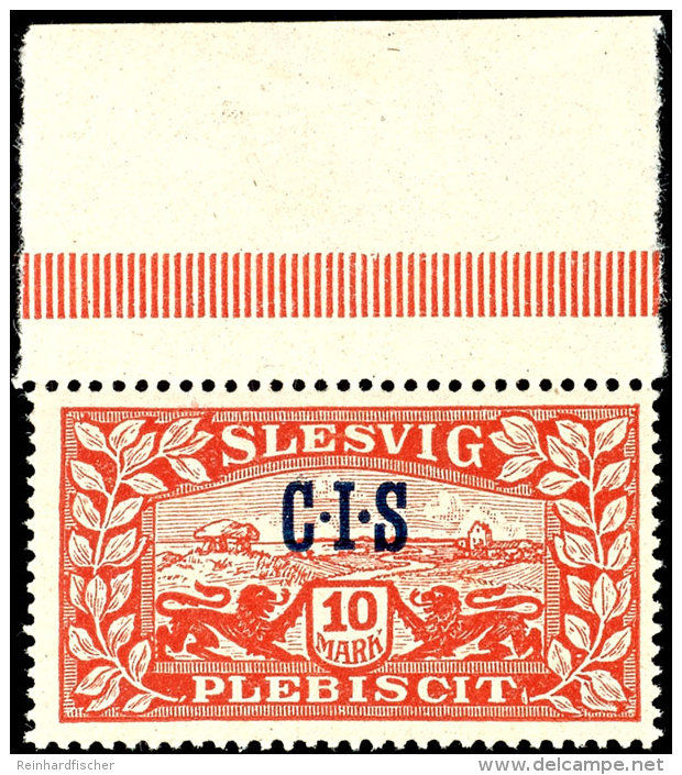 1920, 10 M. Mit CIS-Aufdruck, Tadellos Postfrischer H&ouml;chstwert, Gepr. Hochst&auml;dter BPP, Mi. 1.200,--,... - Otros & Sin Clasificación