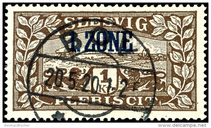 1920, BOV 20.5.20, Seltener Stempel Auf 11 Verschied. Marken (MiNr. 15-25), Dazu Literaturauszug, Tadellos,... - Otros & Sin Clasificación