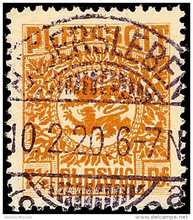 7 1/2 Pfg. Mit Plattenfehler I, Gestempelt, Gepr&uuml;ft Gruber BPP, Mi. 90.-, Katalog: 3I O7 + Pfg. With Plate... - Otros & Sin Clasificación