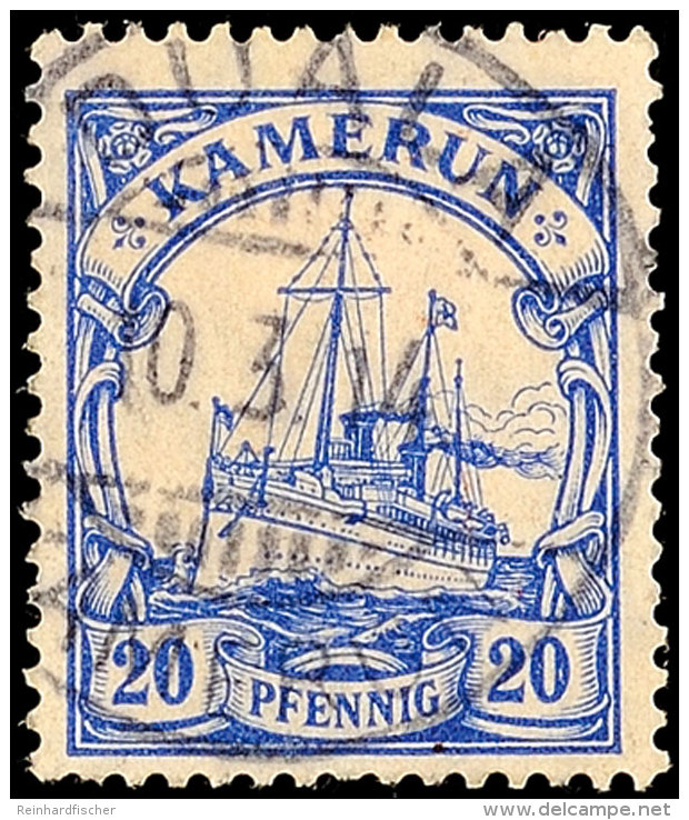 20 Pfg In Type Ia, Sauber O Kl. Zahnfehler, Sign. Richter, Mi. 150.-, Katalog: 23Ia O20 Pfg In... - Camerún