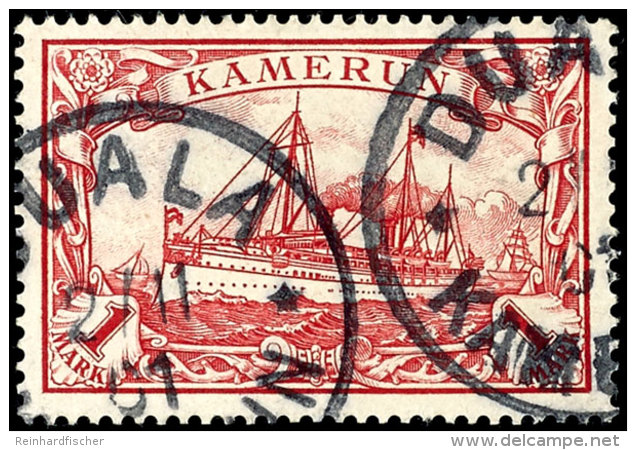 1 Mark Rot Tadellos Gestempelt "DUALA 2/11/01", Mi. 90,--, Katalog: 16 O1 Mark Red Neat Cancelled "DUALA 2 / 11... - Camerún