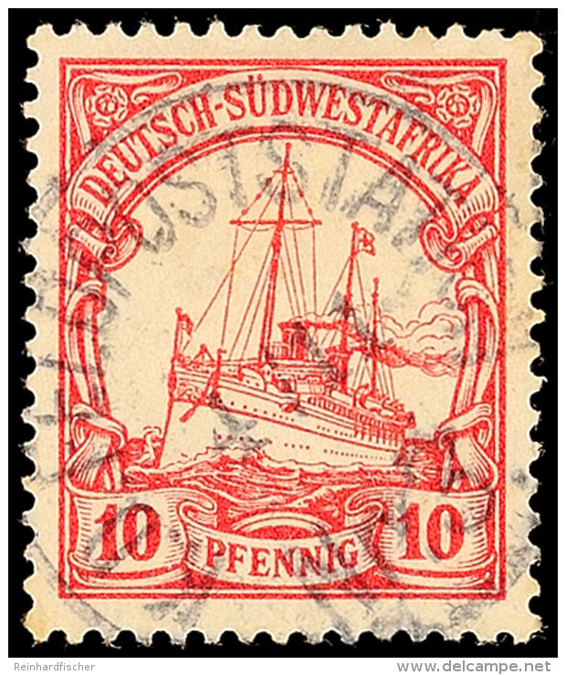 K.D.FELDPOSTSTATION Nr.3 1/11 Klar Und Zentrisch Auf 10 Pf. Kaiseryacht, Katalog: 13 OK. D. Fieldpost Station... - África Del Sudoeste Alemana