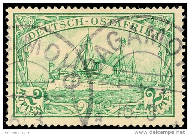 2 Rupien Gr&uuml;n Ohne Wasserzeichen Tadellos Gestempelt, Mi. 100,-, Katalog: 20 O2 Rupee Green Unwatermarked... - África Oriental Alemana