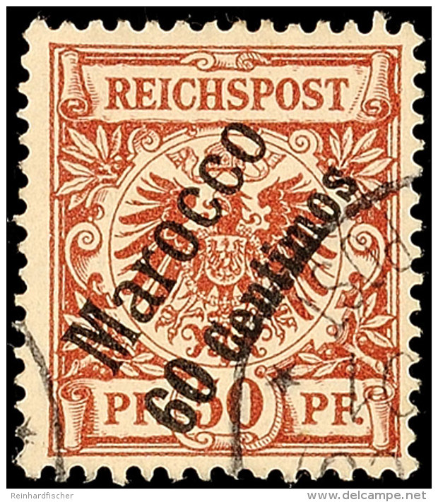 60 C Auf 50 Pf. Tadellos Gestempelt, Mi. 50.-, Katalog: 6 O60 C On 50 Pf. Neat Cancelled, Michel 50.-,... - Marruecos (oficinas)