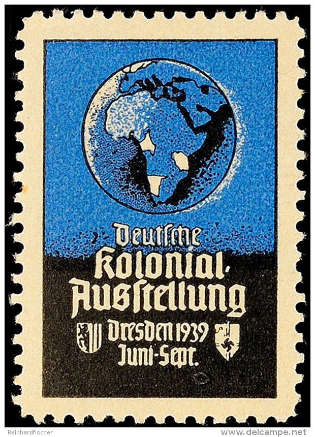 Reklamevignette "Deutsche Kolonialausstellung Dresden 1939"  *Advertising Vignette "German Colonial Exhibition... - Otros & Sin Clasificación