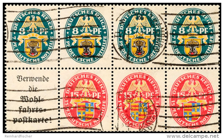 Heftchenblatt 64B O Teilweise Wellenstempel, Mi. 550.-, Katalog: HBl.64B OStamp Booklet Pane 64B O... - Otros & Sin Clasificación