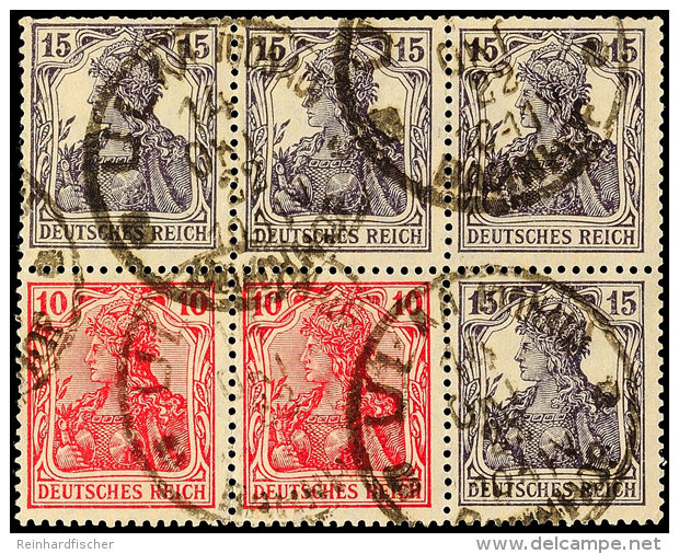 Germania 1919, Heftchenblatt Tadellos Gestempelt, Mi. 110.-, Katalog: HBl.21aaA OGermania 1919, Stamp Booklet... - Otros & Sin Clasificación