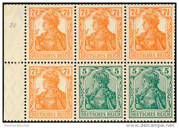 Heftchenblatt 20abA **, Falz Im Rand, Mi. 700.- F&uuml;r **, 420.- F&uuml;r *, Katalog: HBl.20abA **Stamp... - Otros & Sin Clasificación