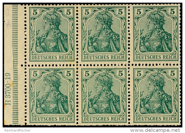 Germania-Heftchenblatt Tadellos Ungebraucht, Katalog: HBl.2IIaBHAN5 *Germania Stamp Booklet Pane In Perfect... - Otros & Sin Clasificación