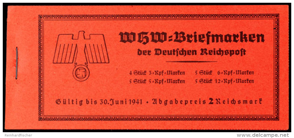 Markenheftchen "Winterhilfswerk 1940 - Bauwerke", Tadellos Postfrisch, Mi. 130.-, Katalog: MH47 **Stamp Booklet... - Cuadernillos