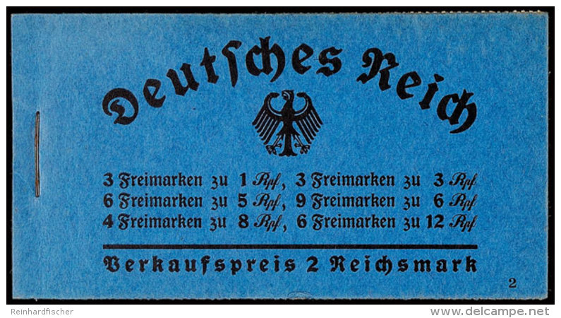 Markenheftchen 35, O-Nr. 2, HBl.-R&auml;nder Ndgz., Postfrisch Pracht, Mi. 900.-, Katalog: MH35 **Stamp Booklet... - Cuadernillos