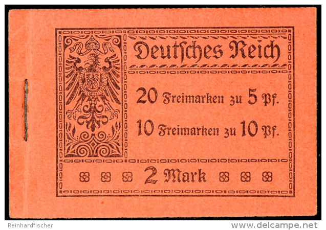 1914, Germania, Markenheftchen Ohne ONr., Postfrisch, Marken Im Friedensdruck, R&auml;nder Durchgez&auml;hnt,... - Cuadernillos