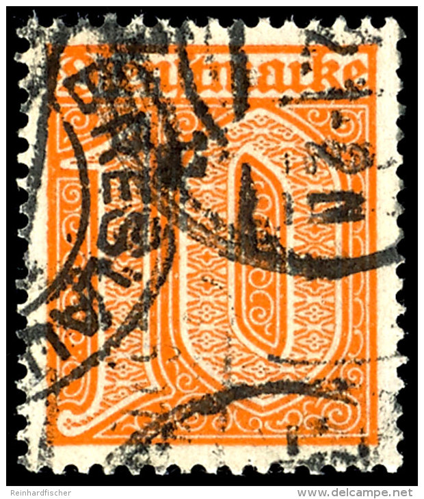 10 Pfg Orange, Gestempelt "Breslau * 1u 1922 1-2N", Tadellose Erhaltung, F&uuml;r Eine Rollenmarke Sehr Gut... - Otros & Sin Clasificación